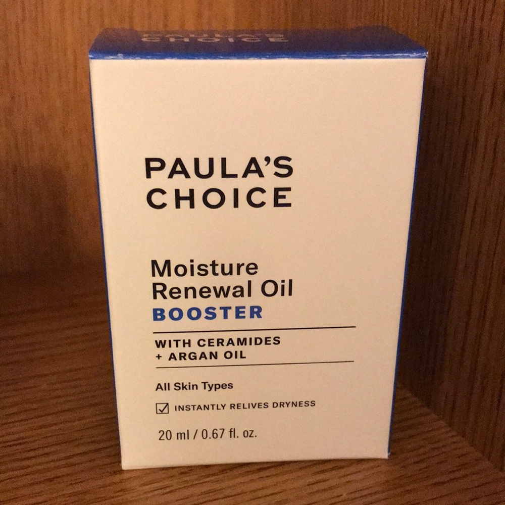 New Paula’s Choice moisture renewal oil booster